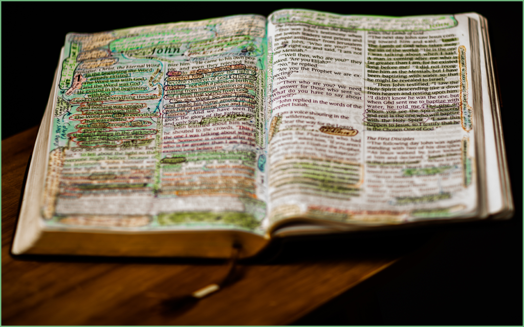 Marked Up Bible